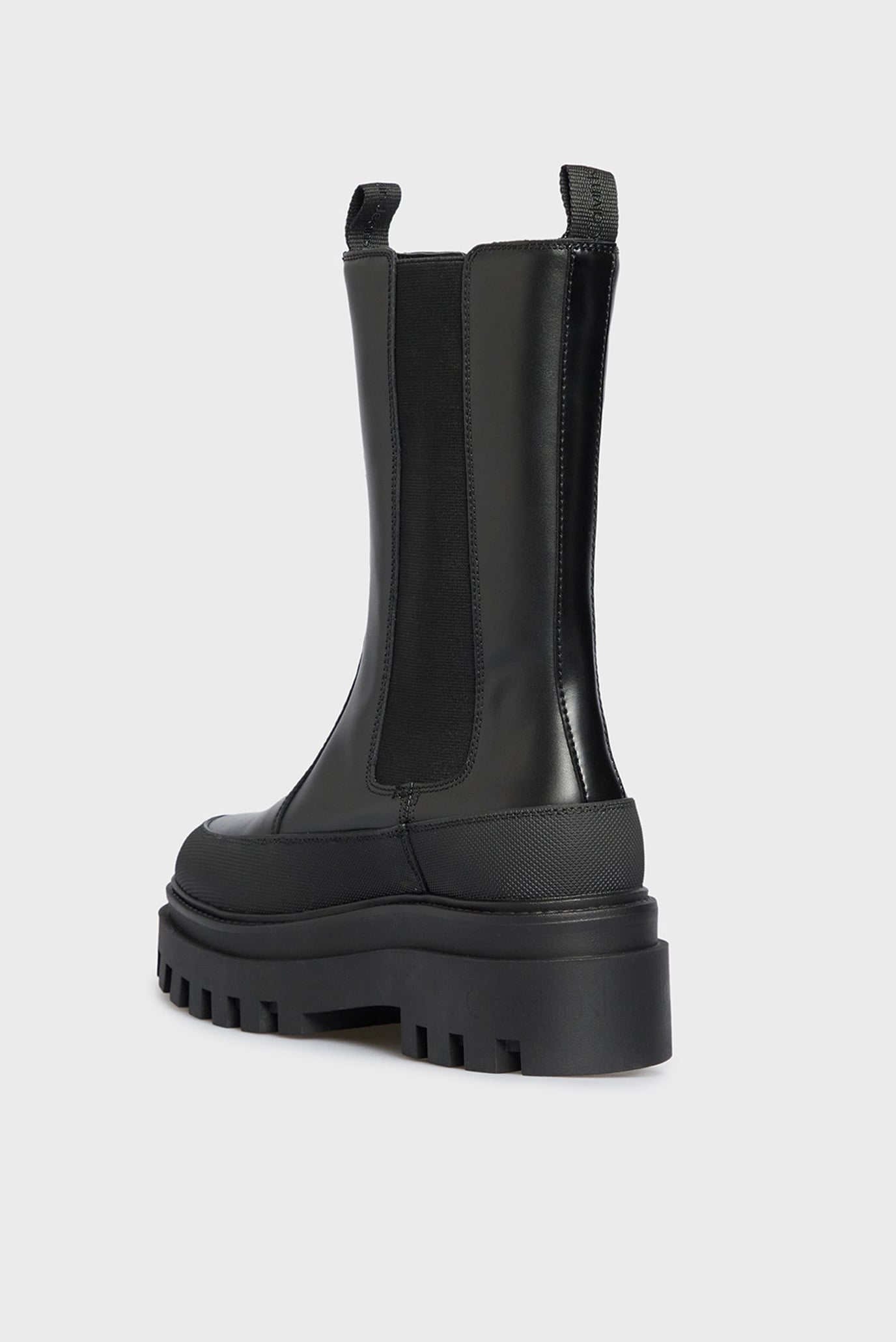 Женские черные челси FLATFORM CHELSEA BOOT LTH WN 10