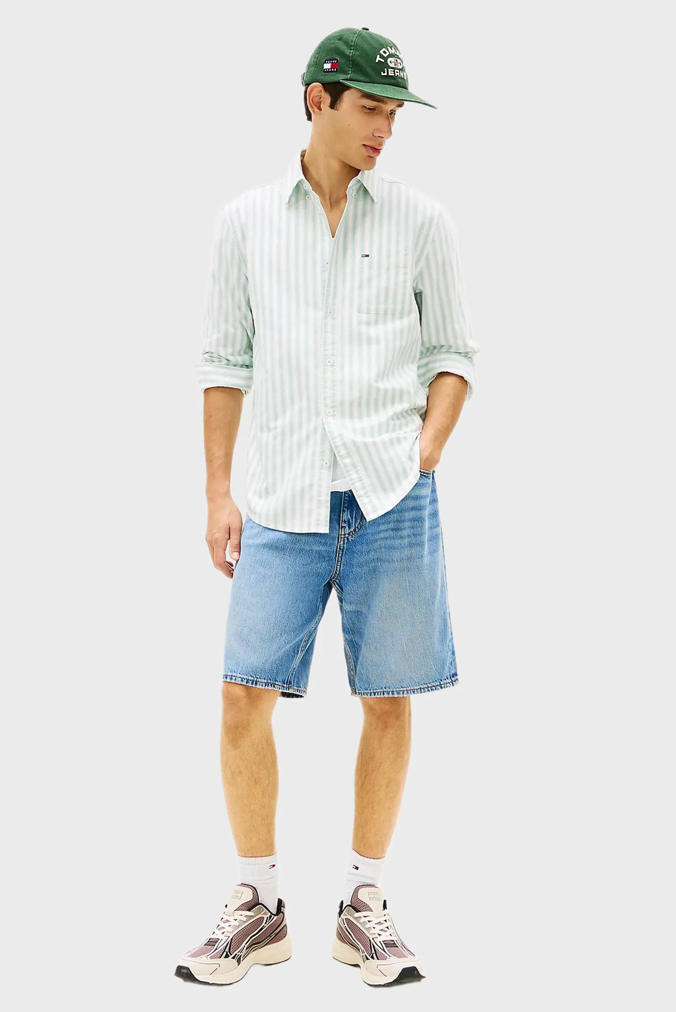 Рубашка TJM REG STRIPE OXFORD SHIRT EXT 2