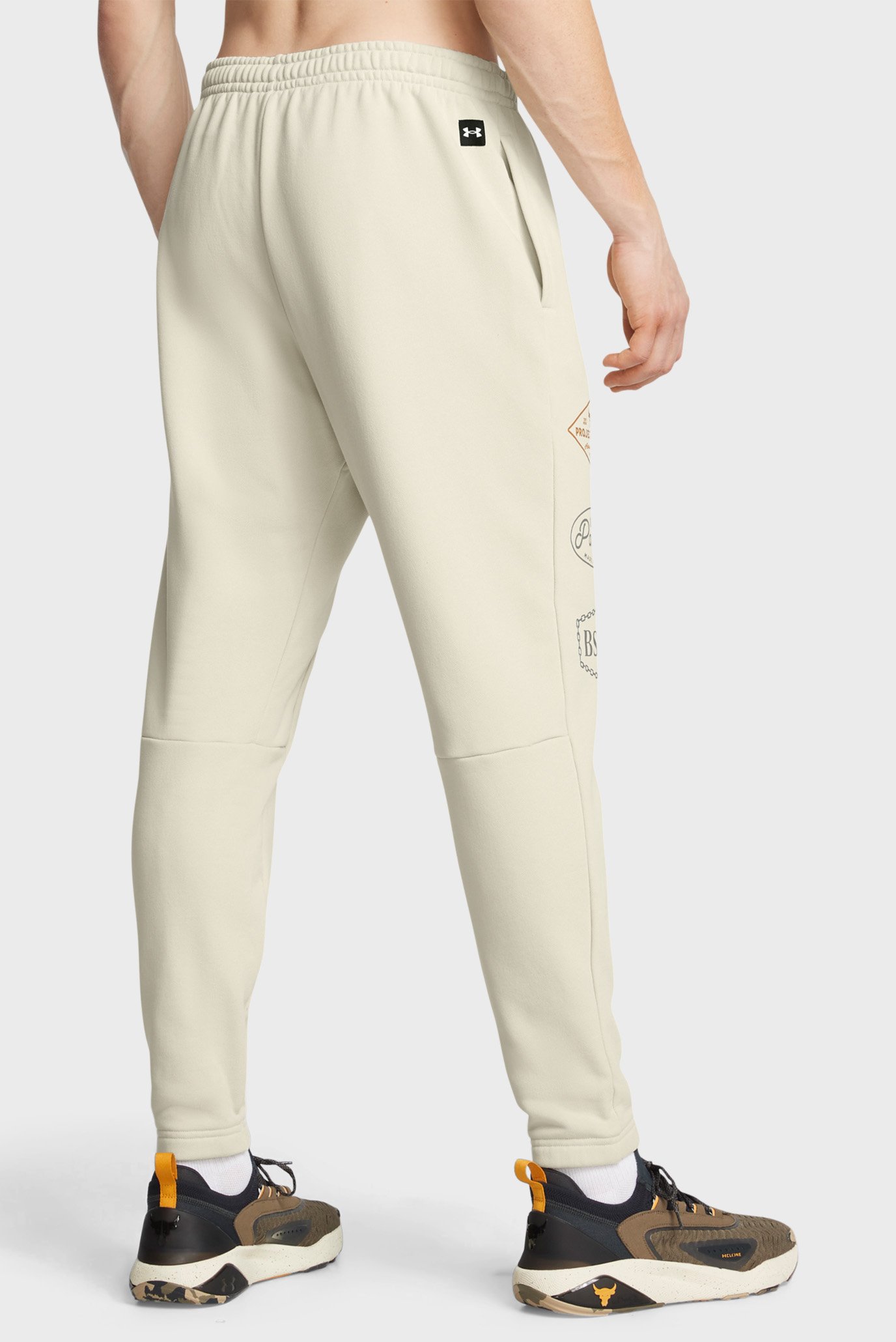 Мужские бежевые спортивные брюки Pjt Rck HWT Pant ToolsUnder Armour Мужские бежевые спортивные брюки Pjt Rck HWT Pant Tools 3