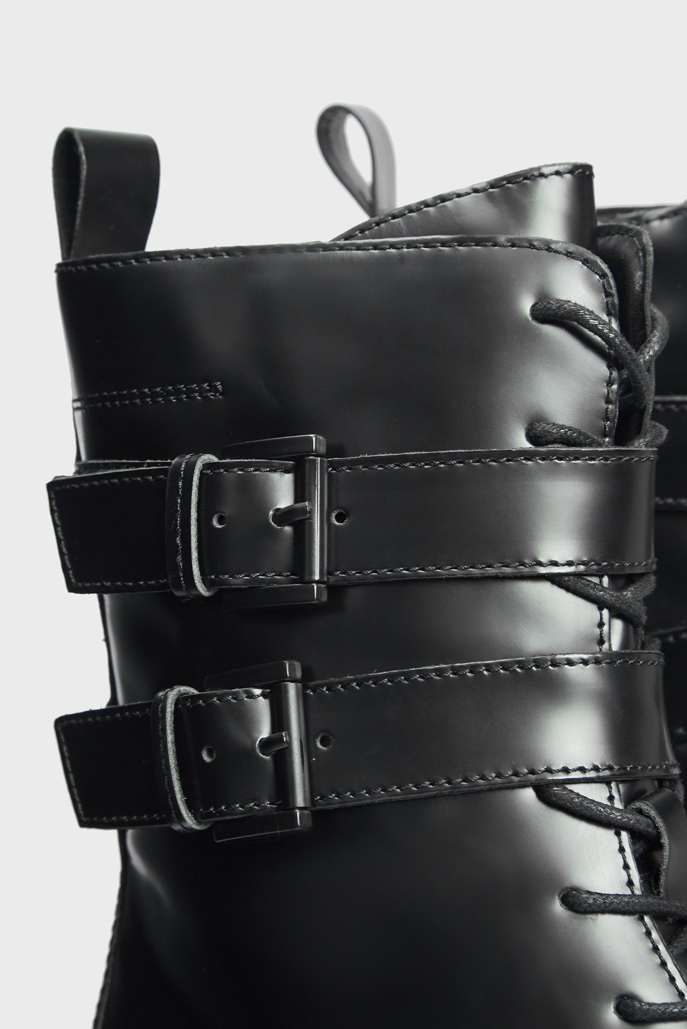 Женские черные кожаные ботинки Fabienne 4