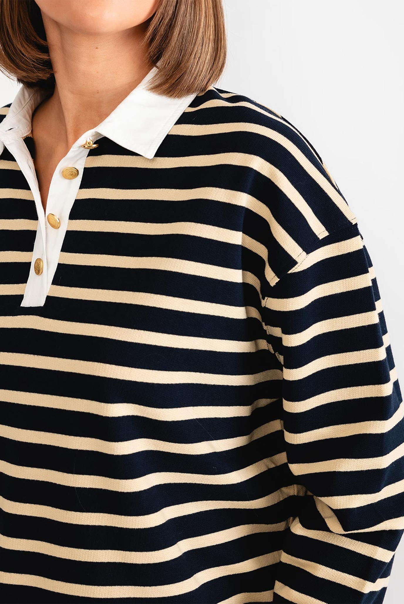 Свитшот REG STP GOLD BTN POLO SWTSHRT 2