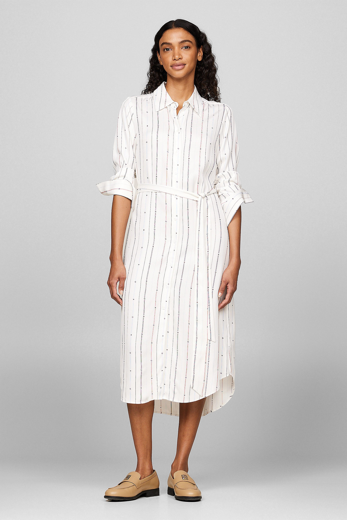 Платье/FOULARD KNEE SHIRTDRESS 1