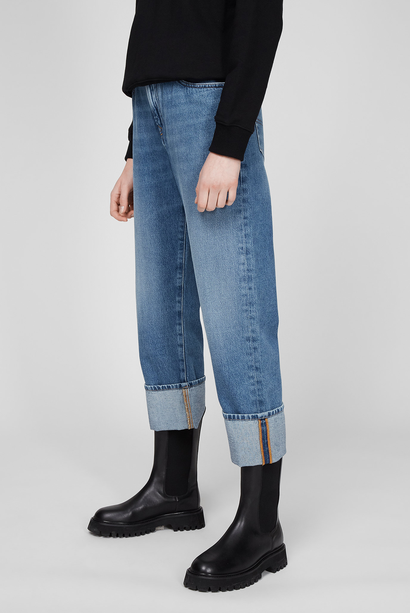 Женские голубые джинсы 1999 9