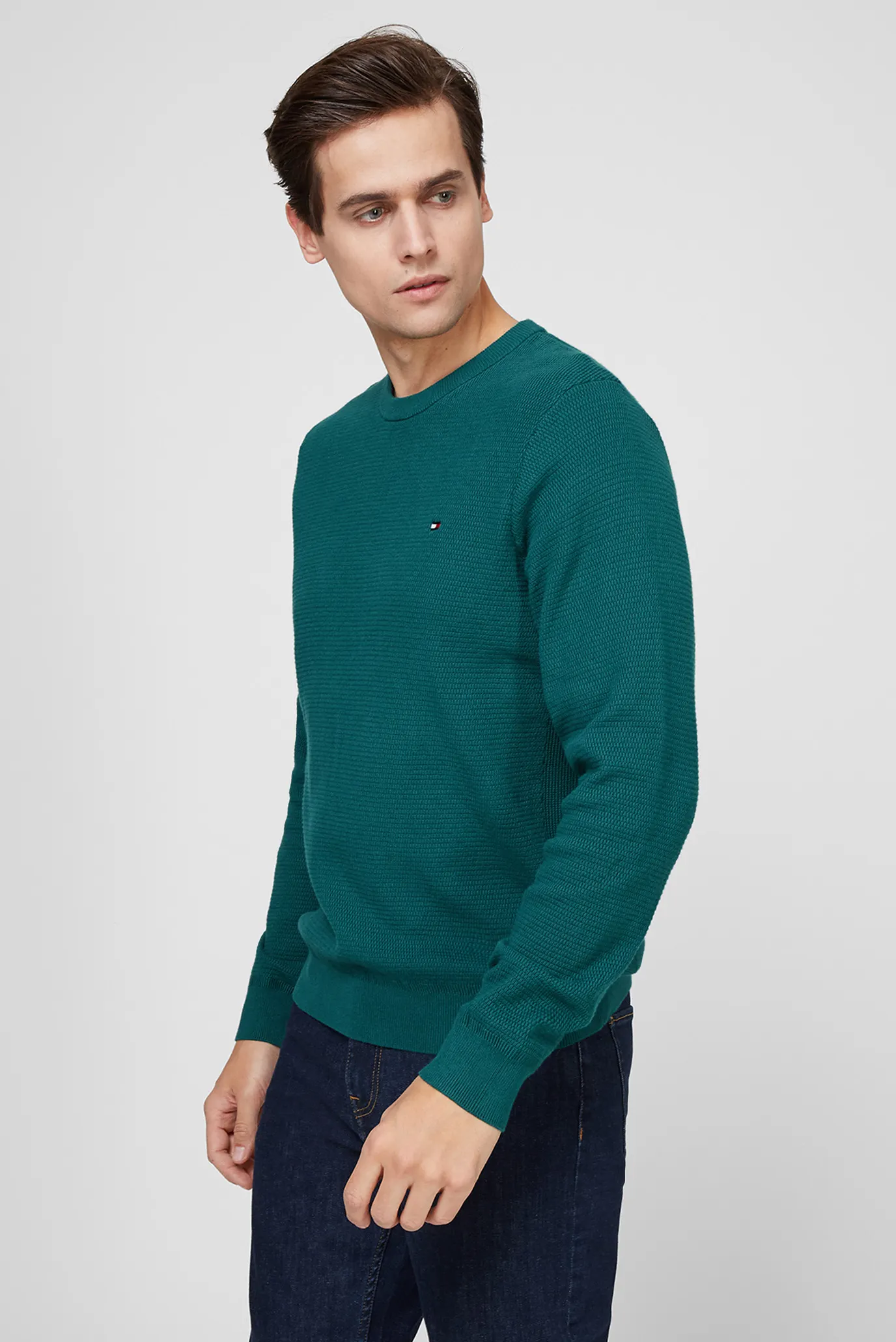 Мужской зеленый джемпер STRUCTURED 8