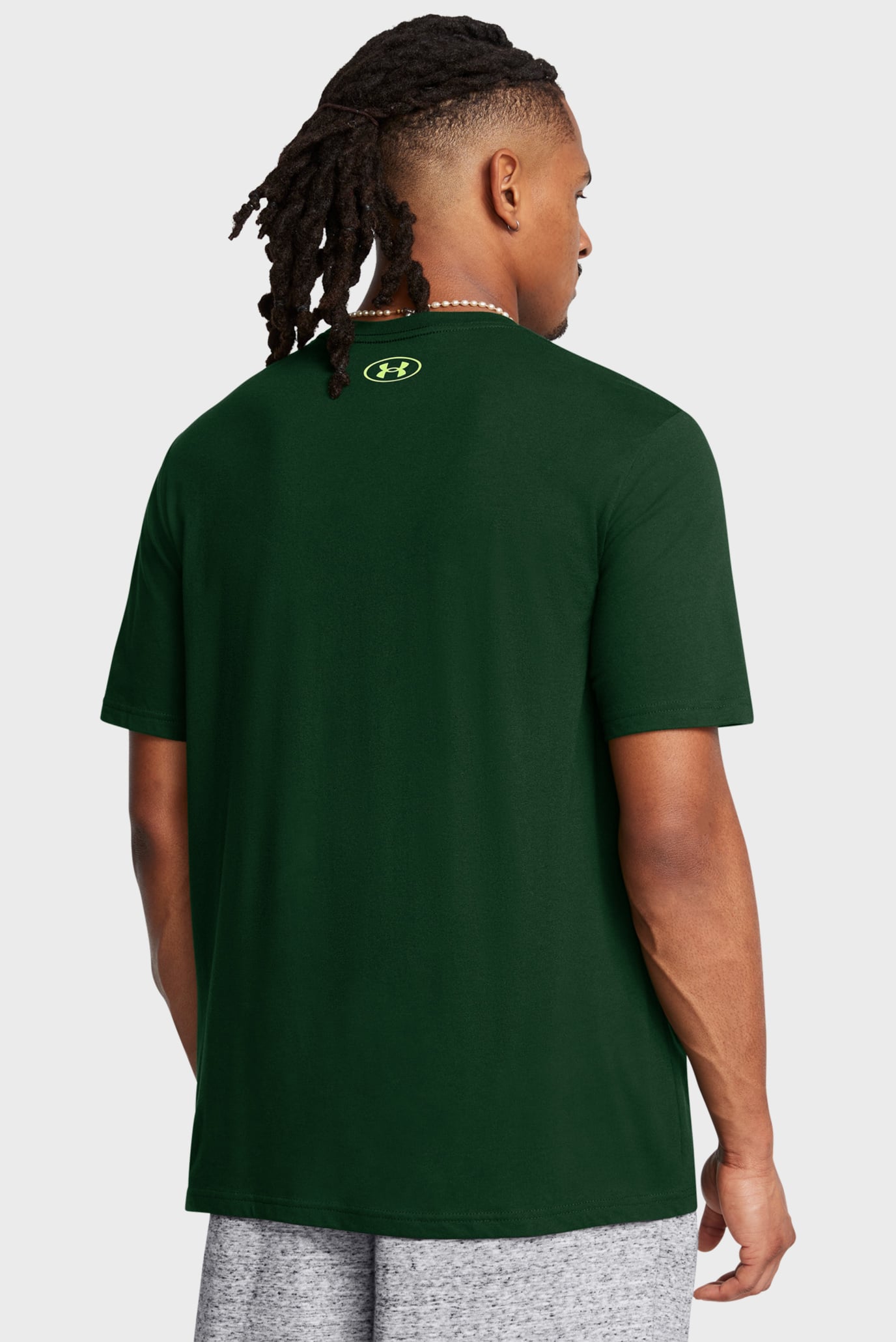 Мужская зеленая футболка UA GL FOUNDATION UPDATE SS 2