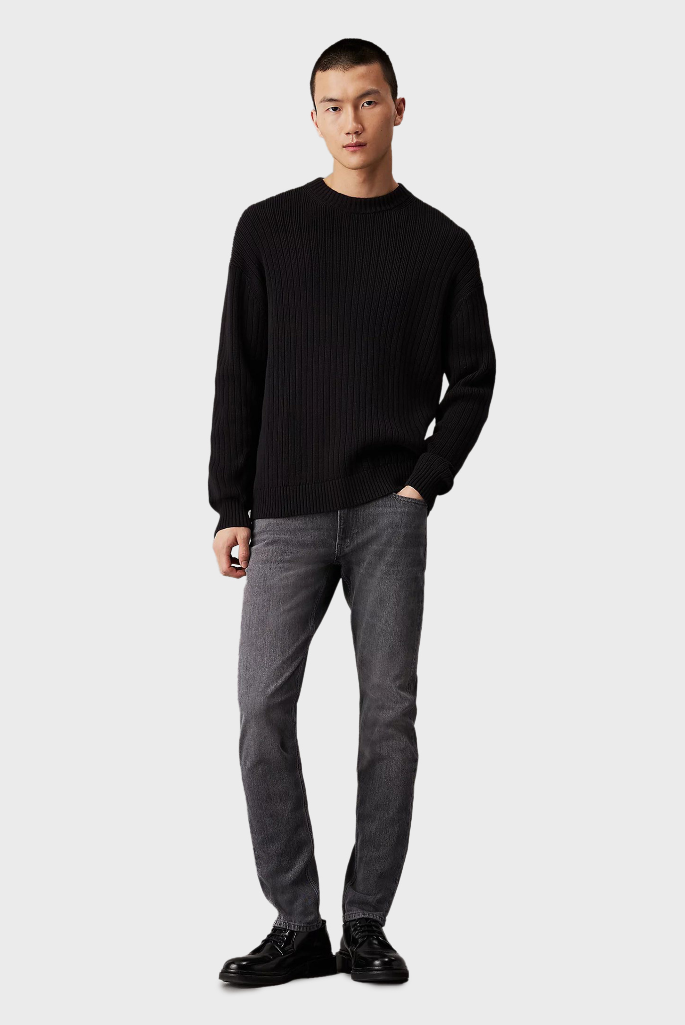 Мужские темно-серые джинсы SLIM TAPER 2