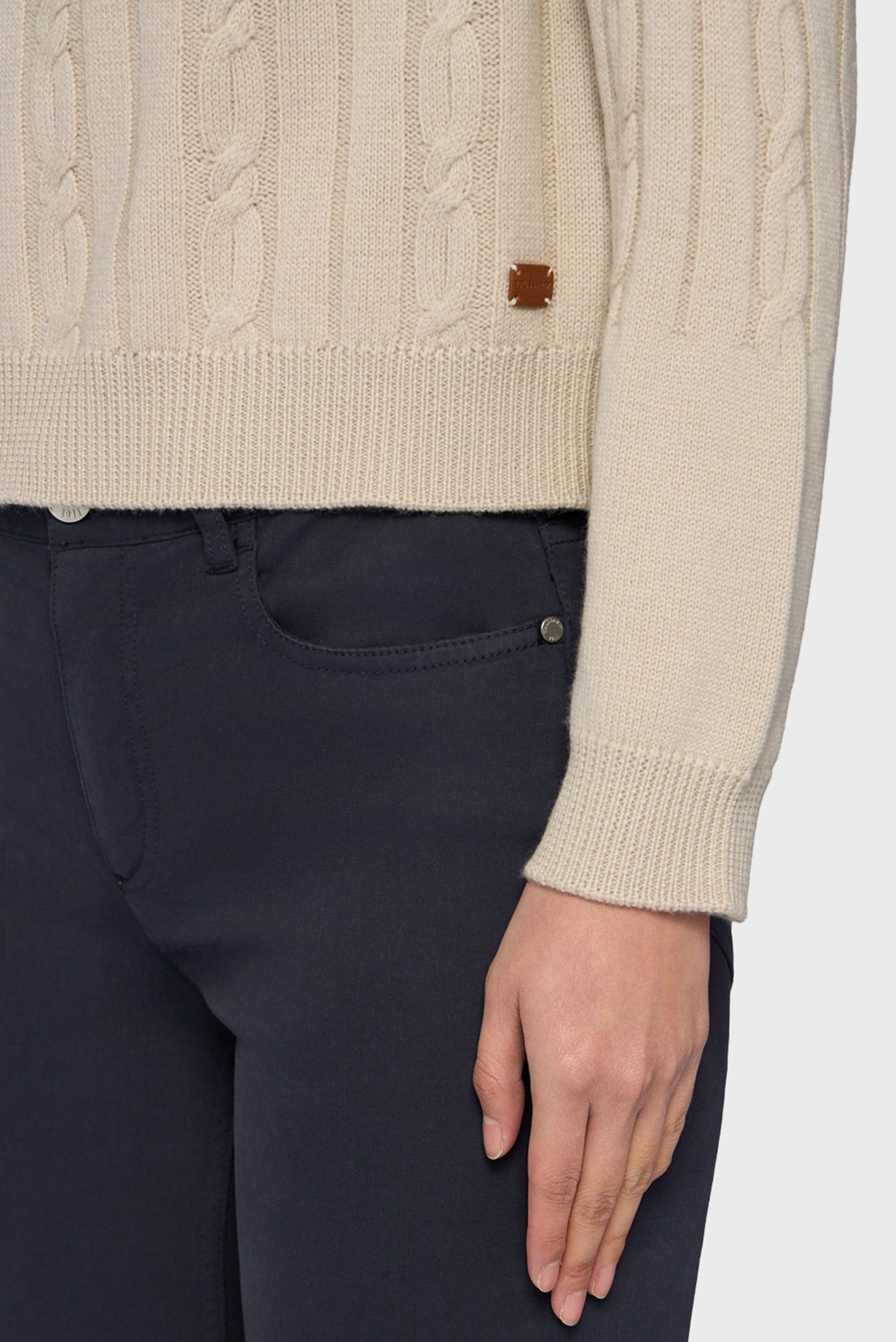 Свитер WK623K13 SLIM FIT CABLES SWATER - WOOL 3