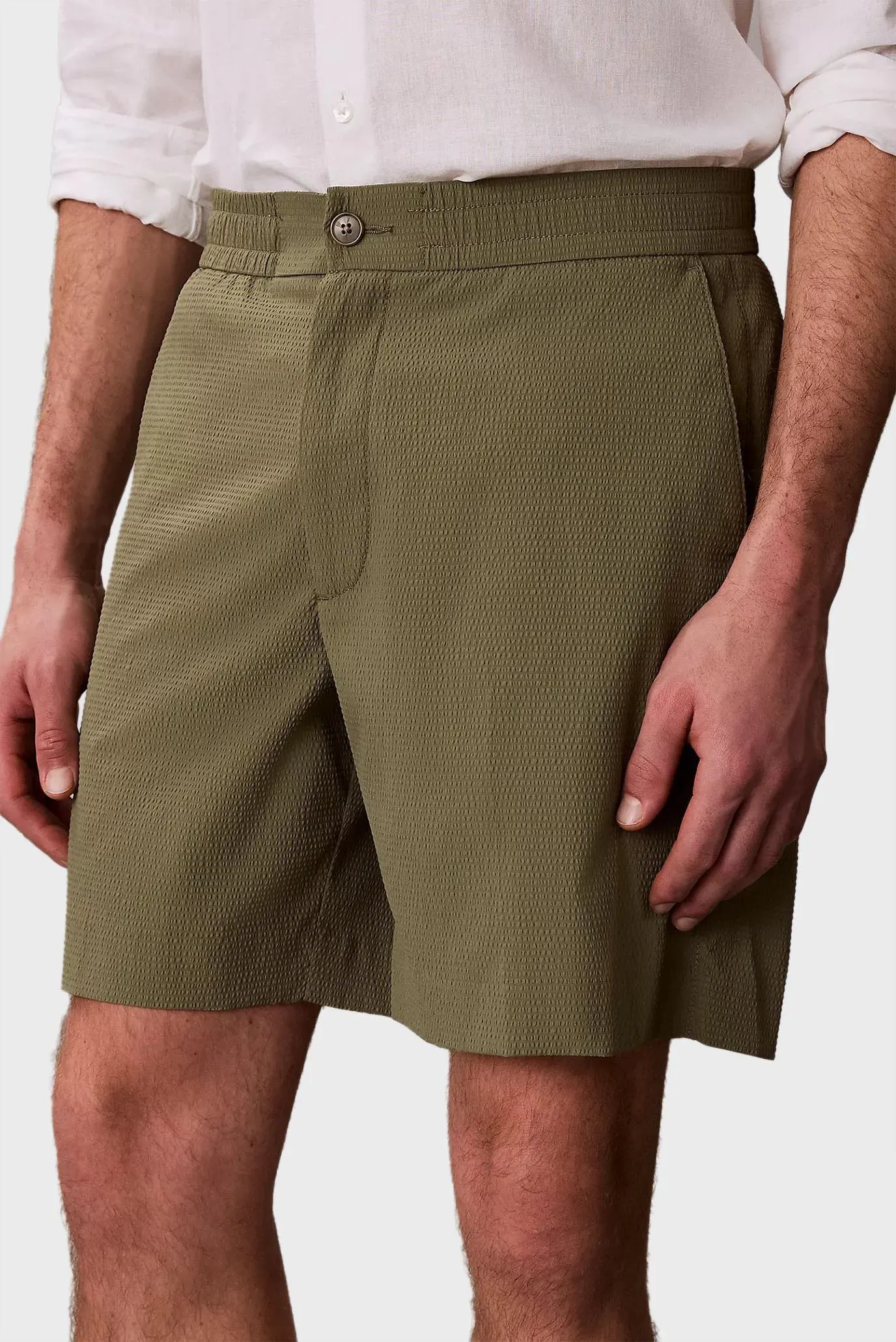 Шорты STRAIGHT SEERSUCKER ELASTIC 7 S 5