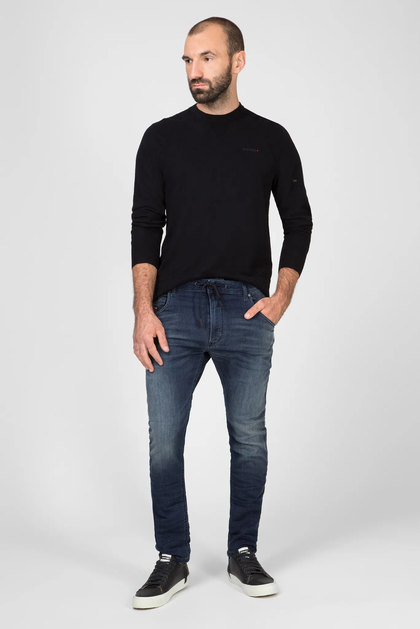 Мужские темно-синие джинсы KROOLEY CB-NE 5