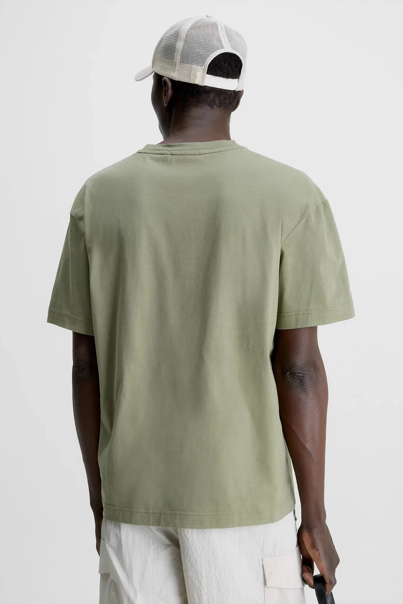 Мужская оливковая футболка COTTON COMFORT FIT 3