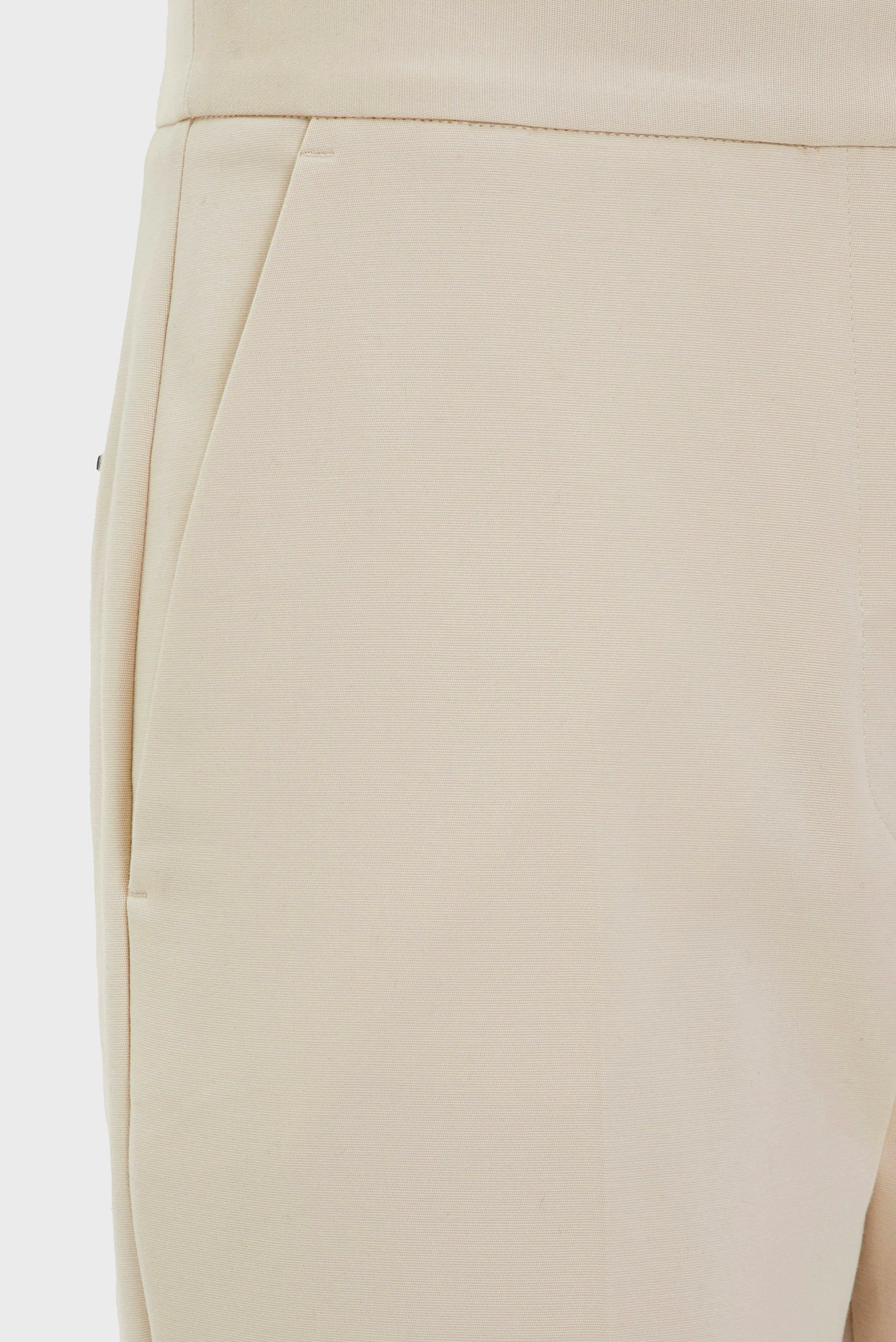 Женские бежевые брюки COTTON STRETCH SLIM 5