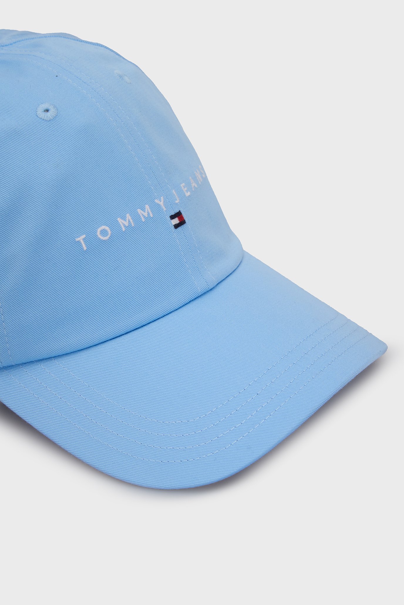 Женская голубая кепка TJW LINEAR LOGO 6 PANEL CAP 3
