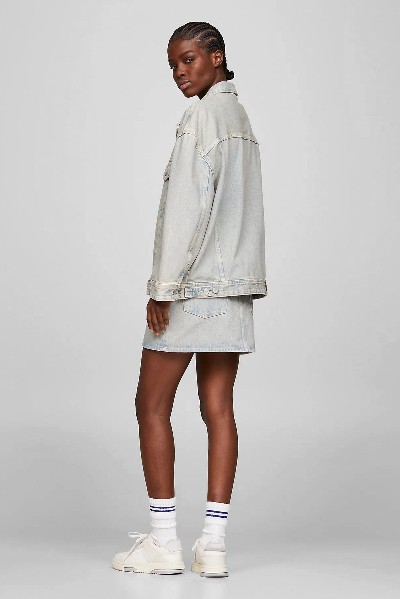 Женская голубая джинсовая куртка DAISY OVR 3