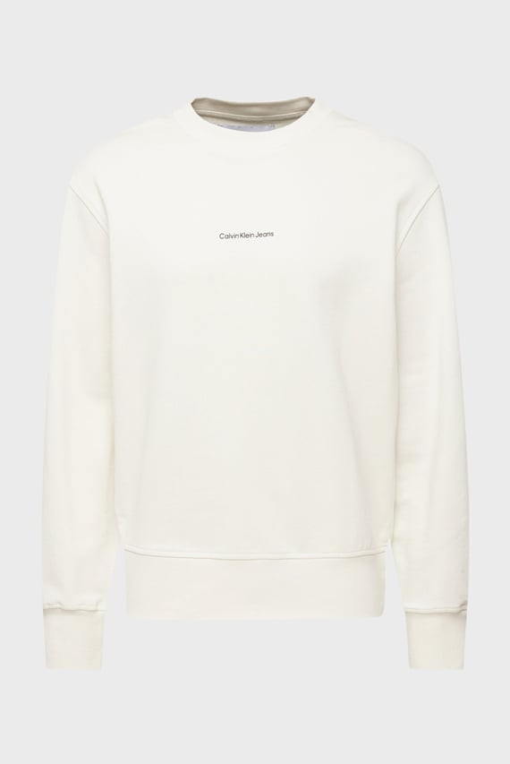 Мужской белый свитшот CITY GRID MAP CREW NECK