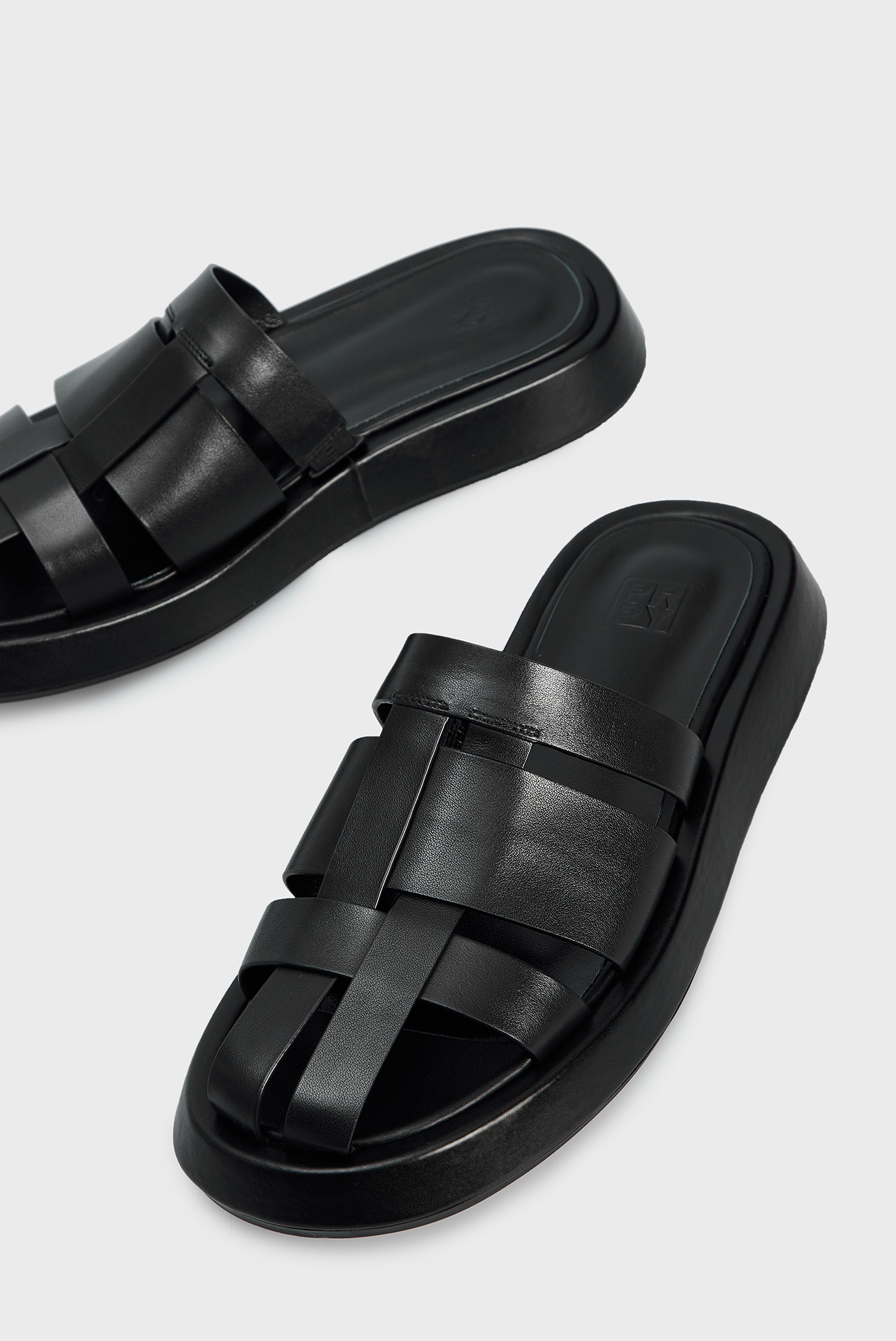 Женские черные кожаные мюли RobinPRPY Женские черные кожаные мюли Robin 7