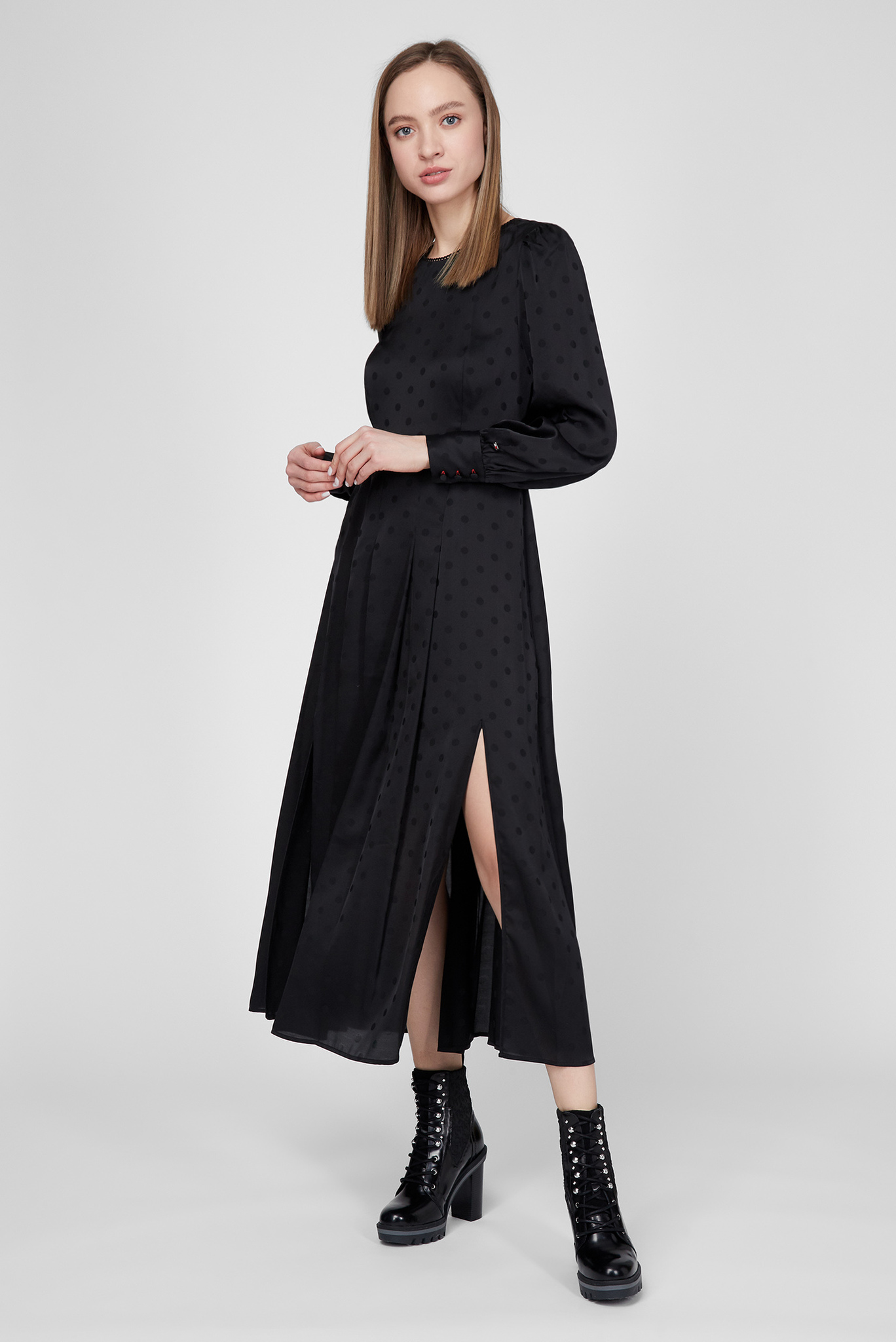 Женское черное платье POLKA DOTTommy Hilfiger Женское черное платье POLKA DOT 5