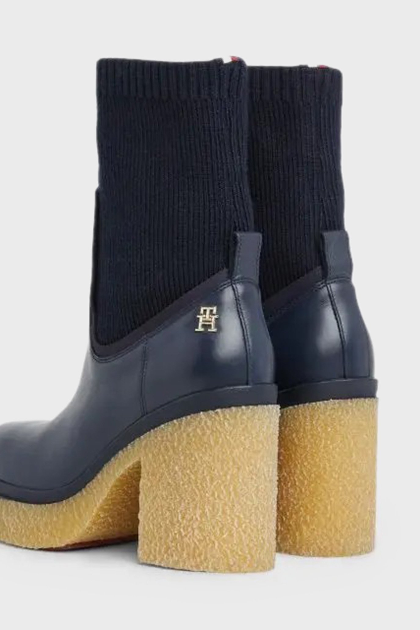 Ботильоны PLATEAU CREPE LOOK SOCKBOOTTommy Hilfiger Ботильоны PLATEAU CREPE LOOK SOCKBOOT 2