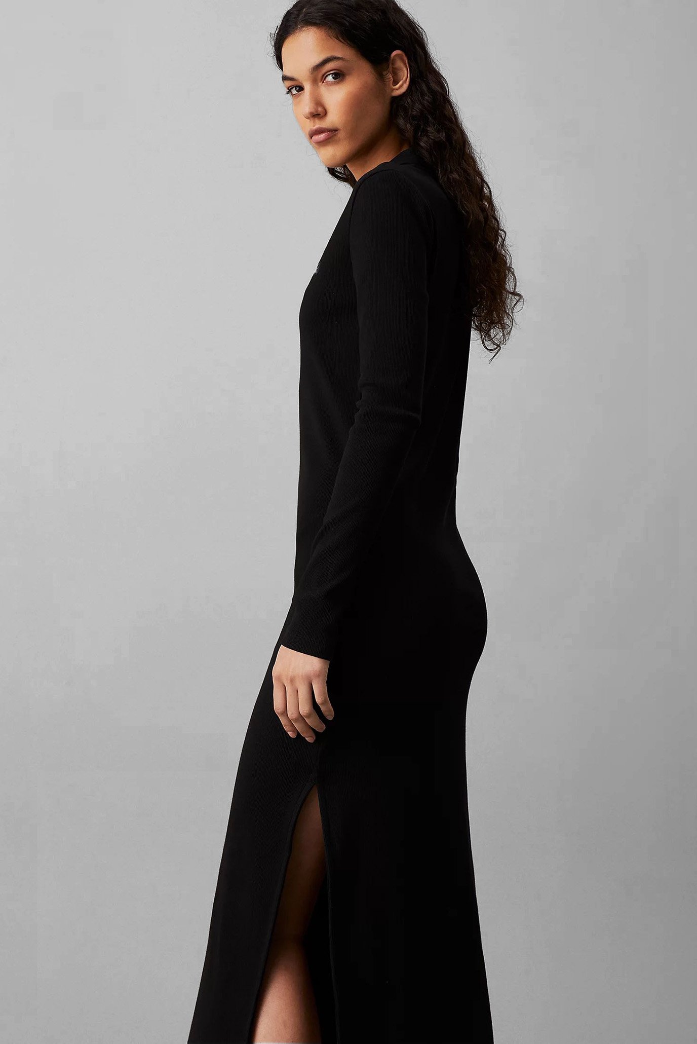 Платье WOVEN LABEL RIB POLO LS DRESS 3