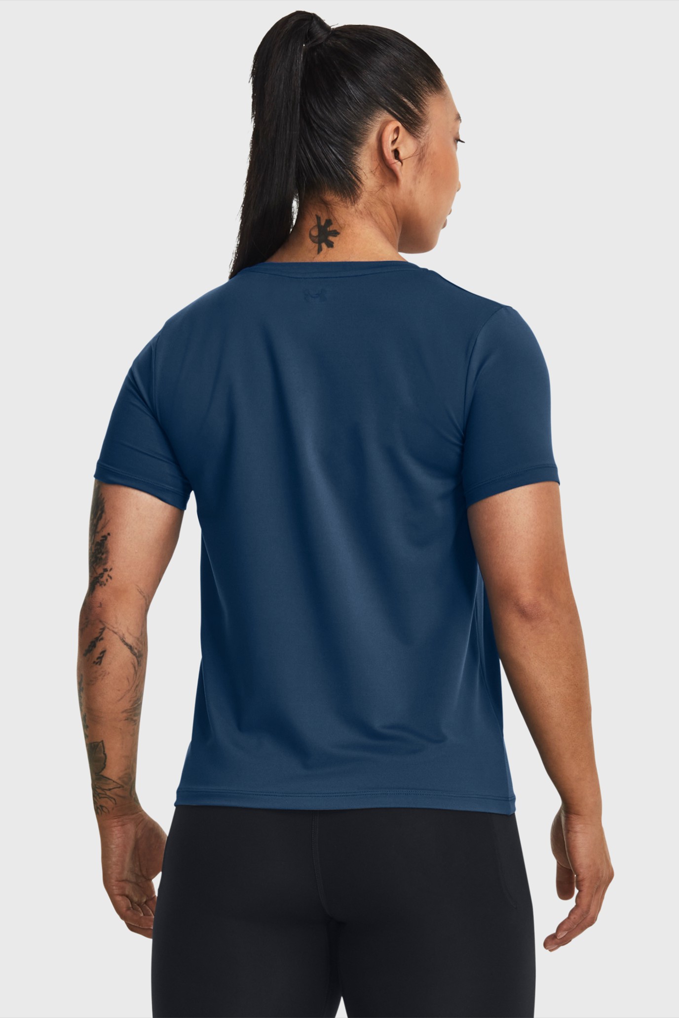 Женская темно-синяя футболка UA Meridian SS 3