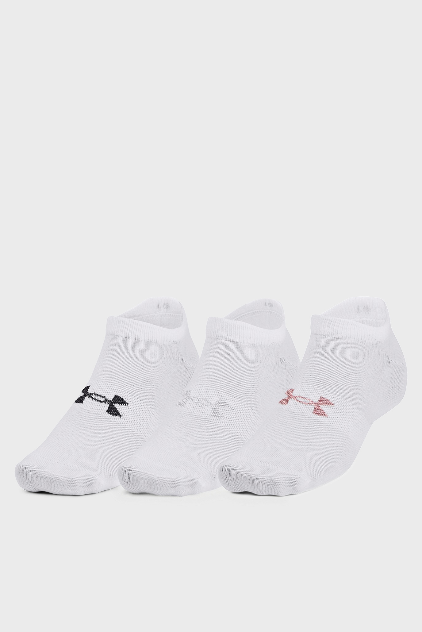 Белые носки (3 пары) UA Essential No Show 3pk 1