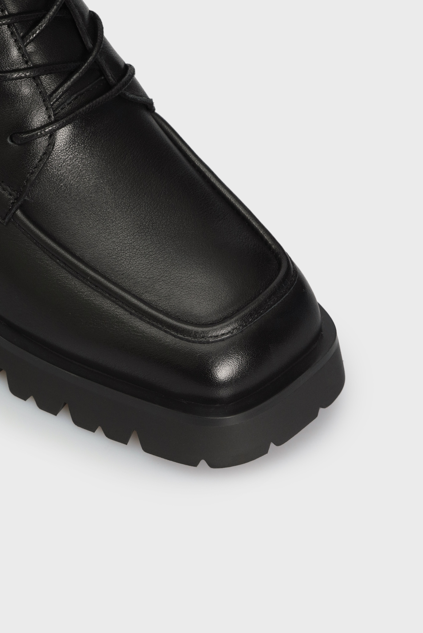 Женские черные кожаные ботинки Carysfort 4