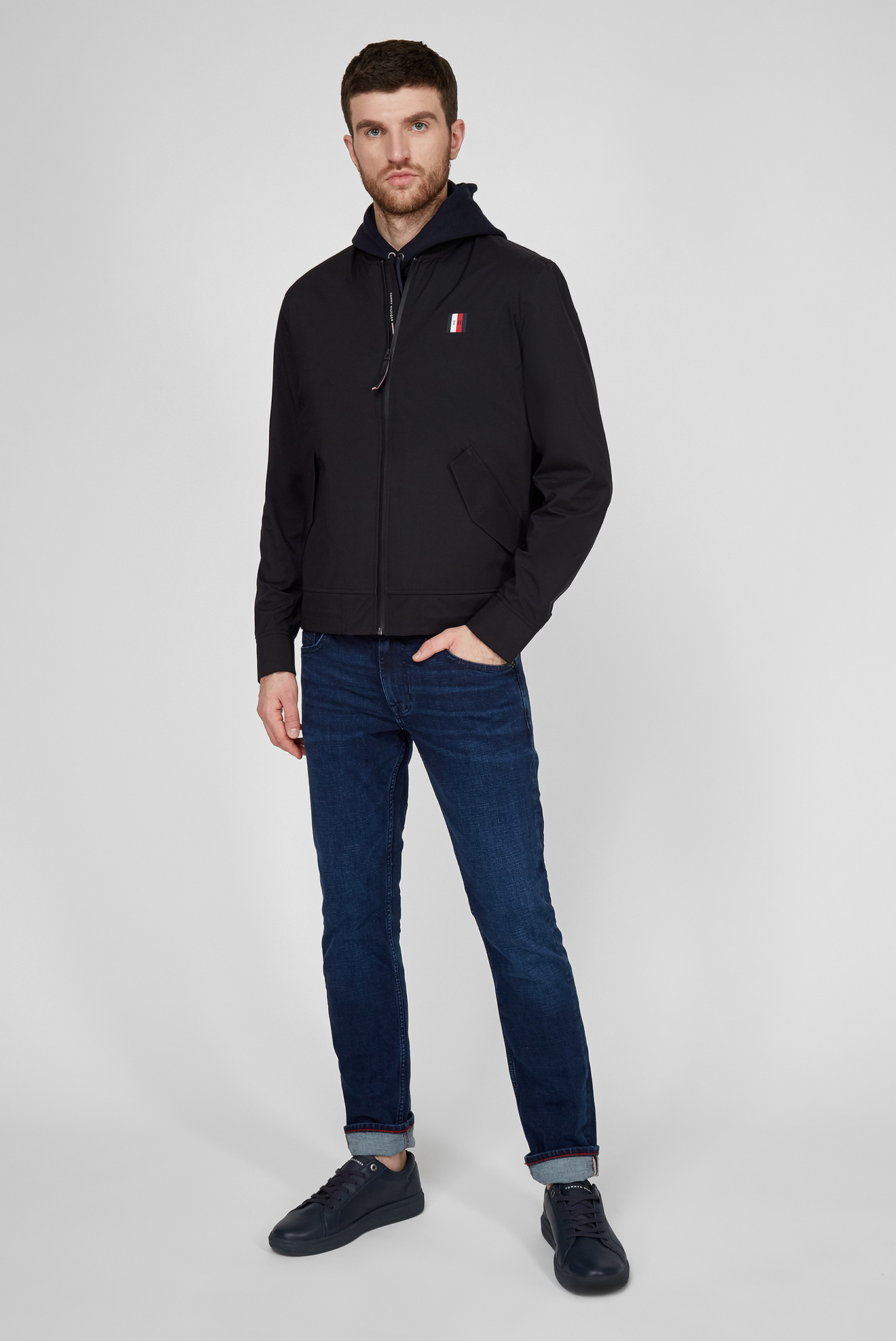 Мужская черная куртка MODERN ESSENTIALS BOMBER 5