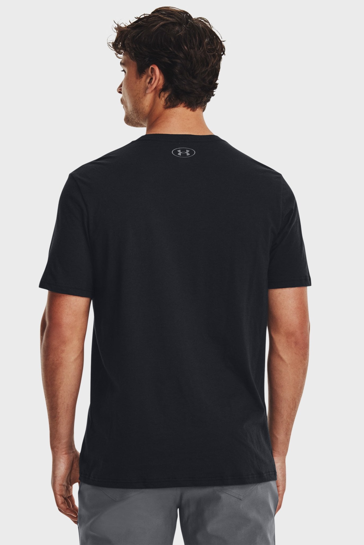 Мужская черная футболка UA BIG LOGO FILL SS 3