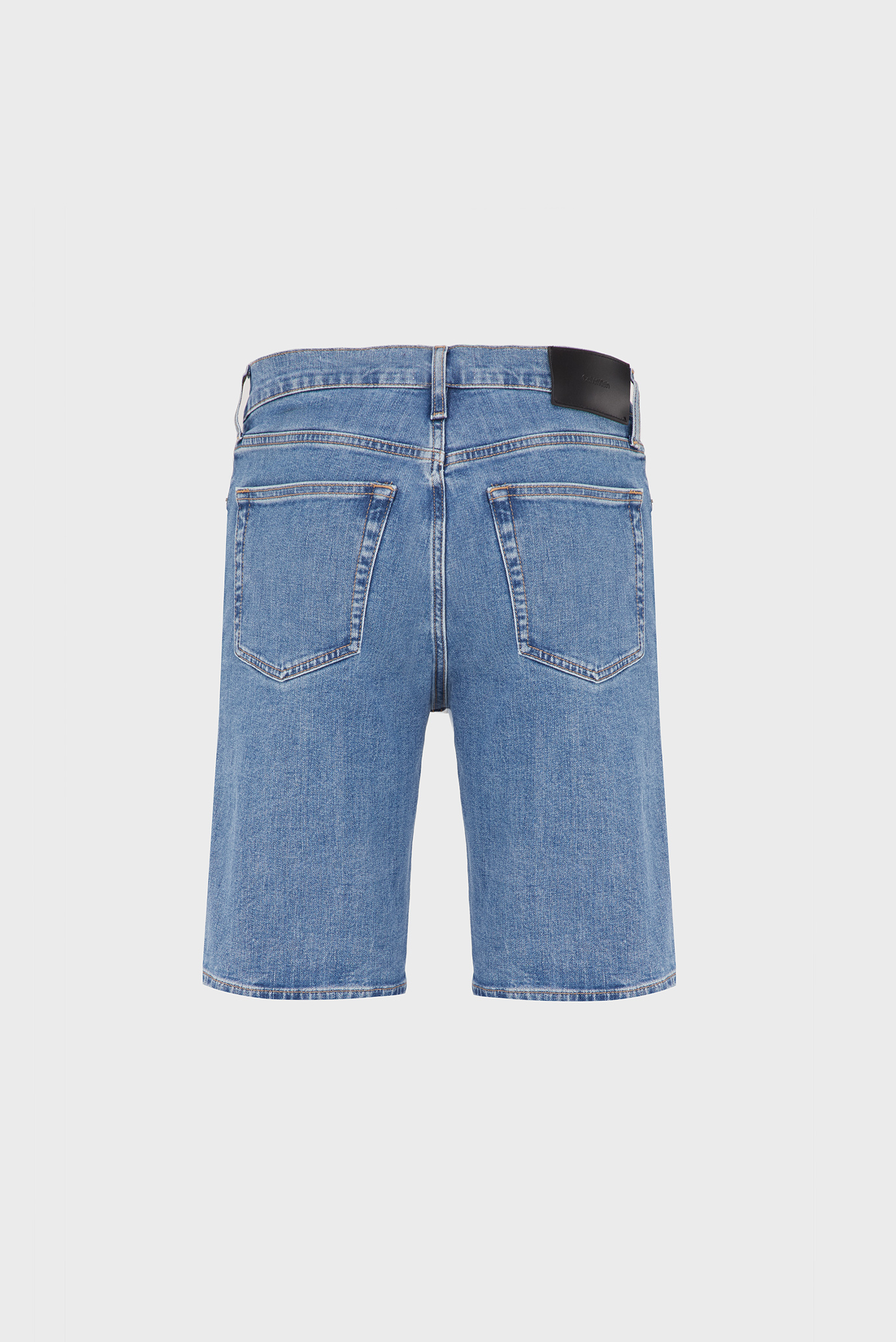 Мужские синие джинсовые шорты 2