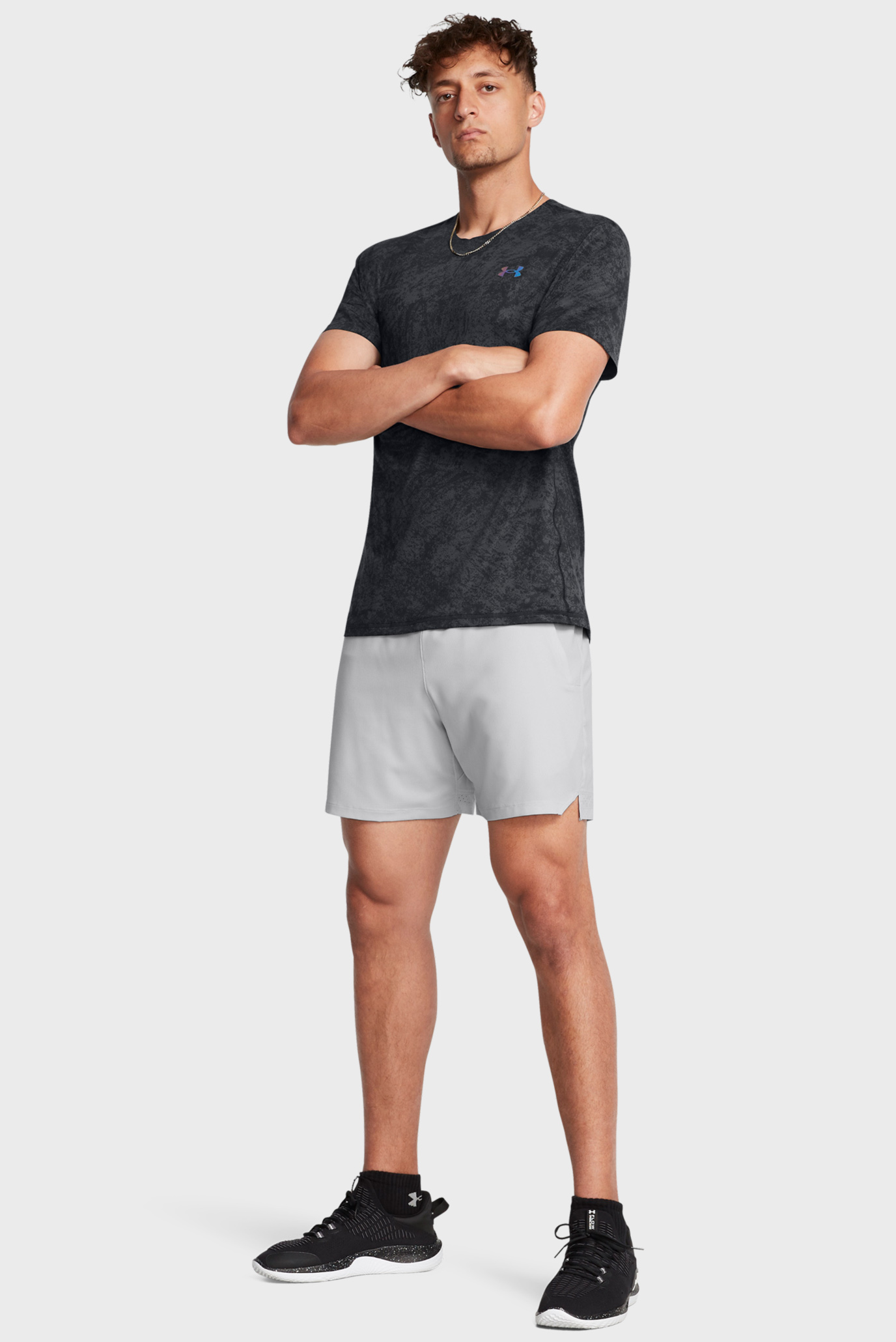 Мужская черная футболка Vanish Elite Vent Prtd 3