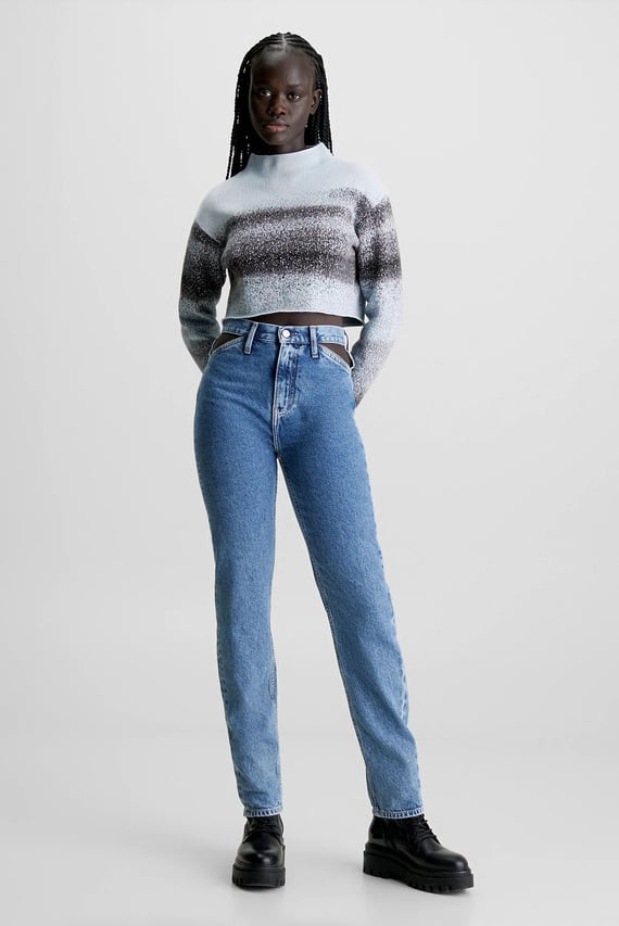 Джинсы AUTHENTIC SLIM STRAIGHT CUT OUT