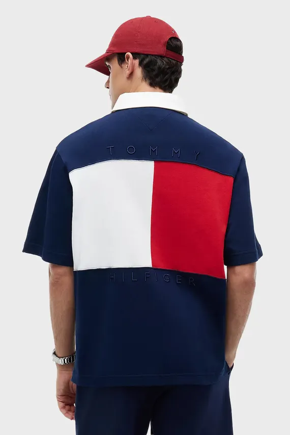 Поло BIG FLAG CB RELAXED POLO Tommy Hilfiger