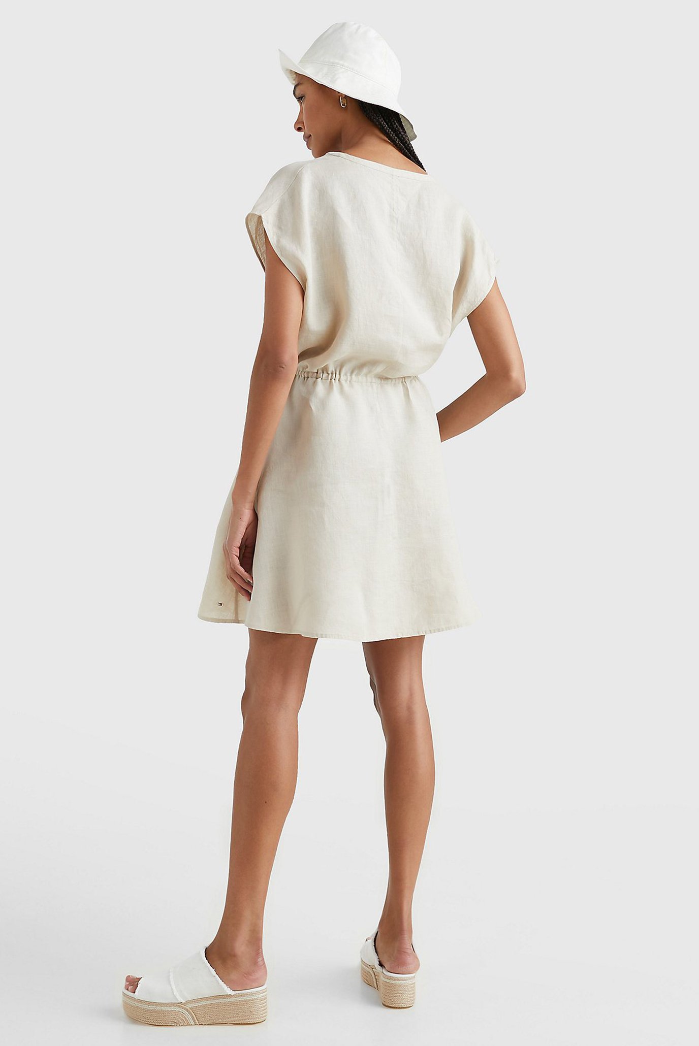 Платье LINEN SLEEVELESS SHORT DRESS 3