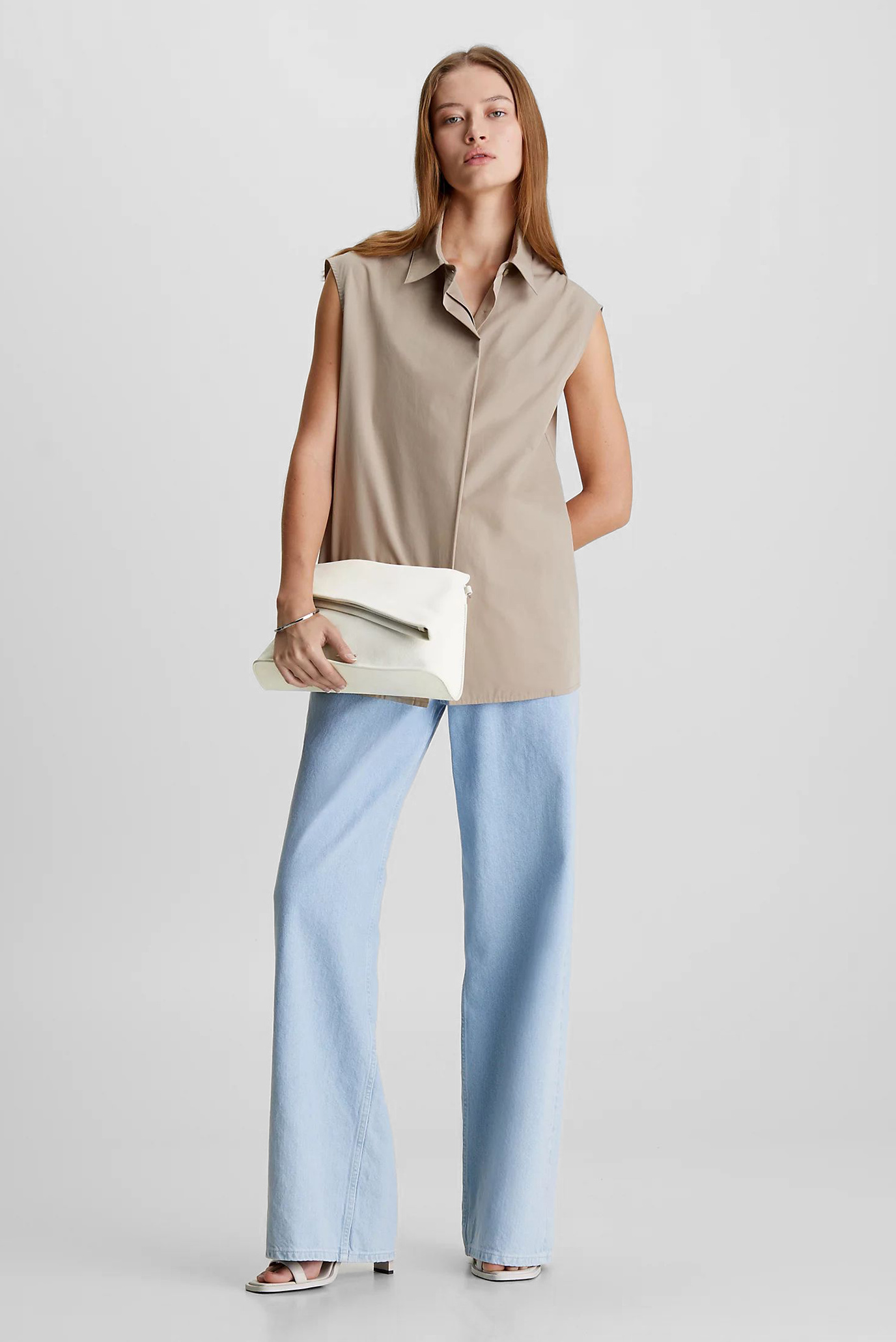 Сумка CK FOLD SHOULDER BAG_NUBUCK 5