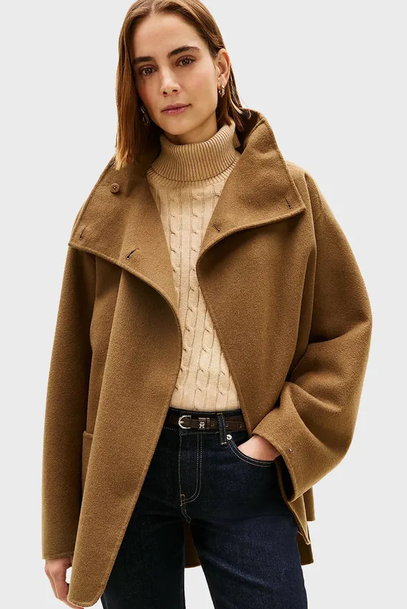 Пальто DF WOOL GB FUNNEL NK COAT Tommy Hilfiger