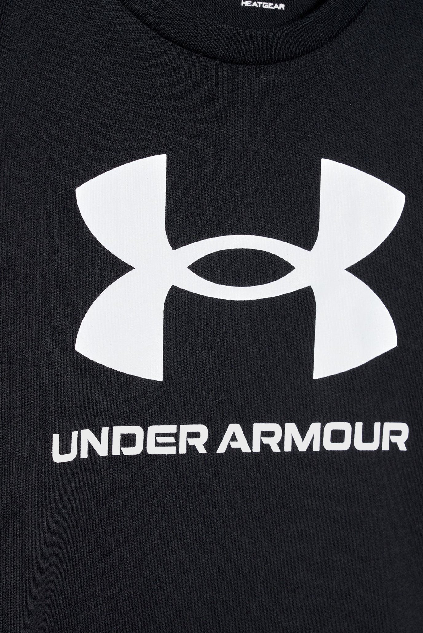Детская черная футболка UA Sportstyle Logo SS 3