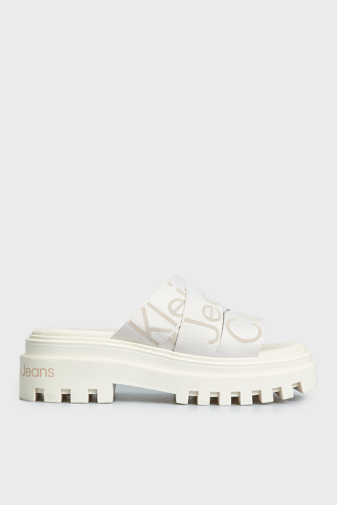 Женские белые слайдеры TOOTHY COMBAT SANDAL WEBBING 6