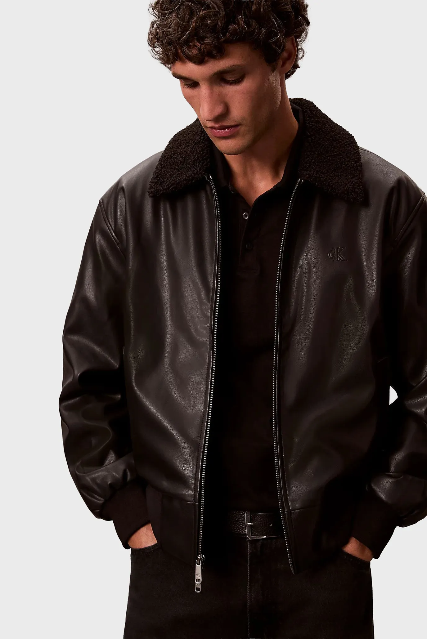 Куртка джинсовая LS FAUX LEATHER SHERPA COLLAR BO 5