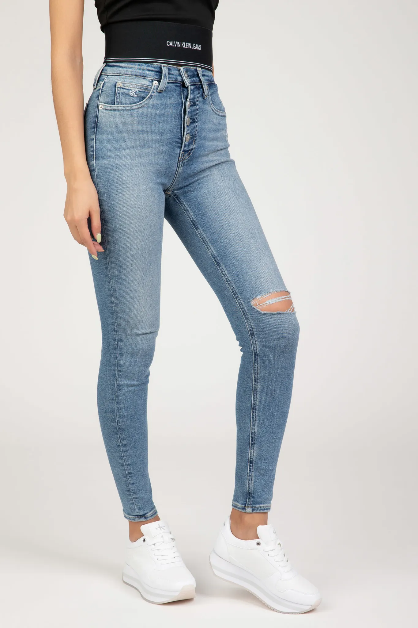 Джинсы HIGH RISE SUPER SKINNY ANKLE 2