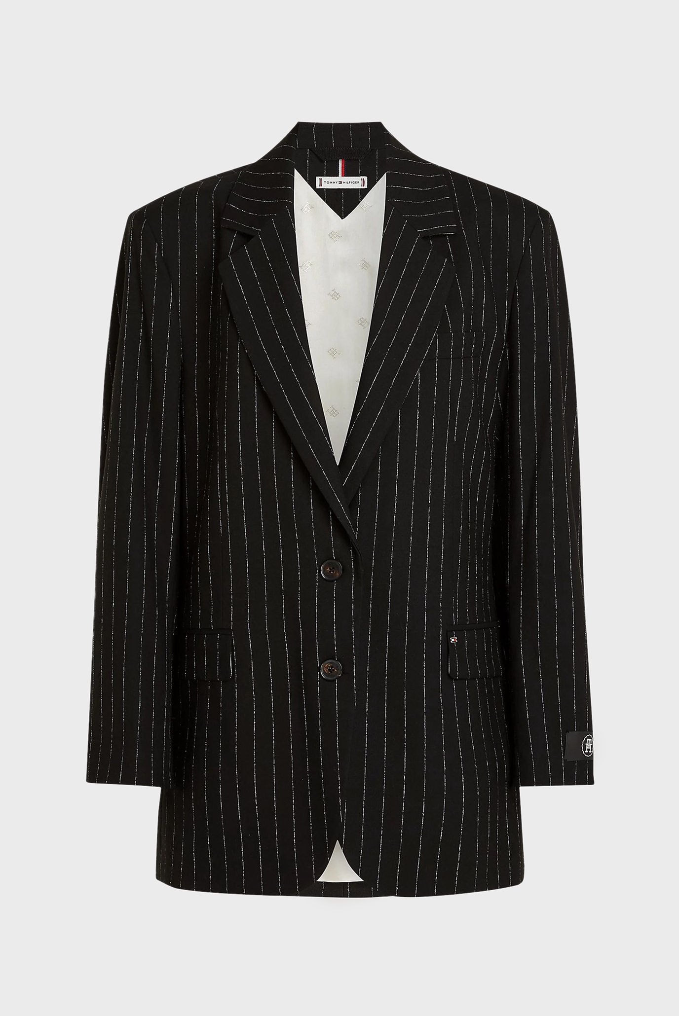 Пиджак OVERSIZED PREP PINSTRIPE BLAZER 6