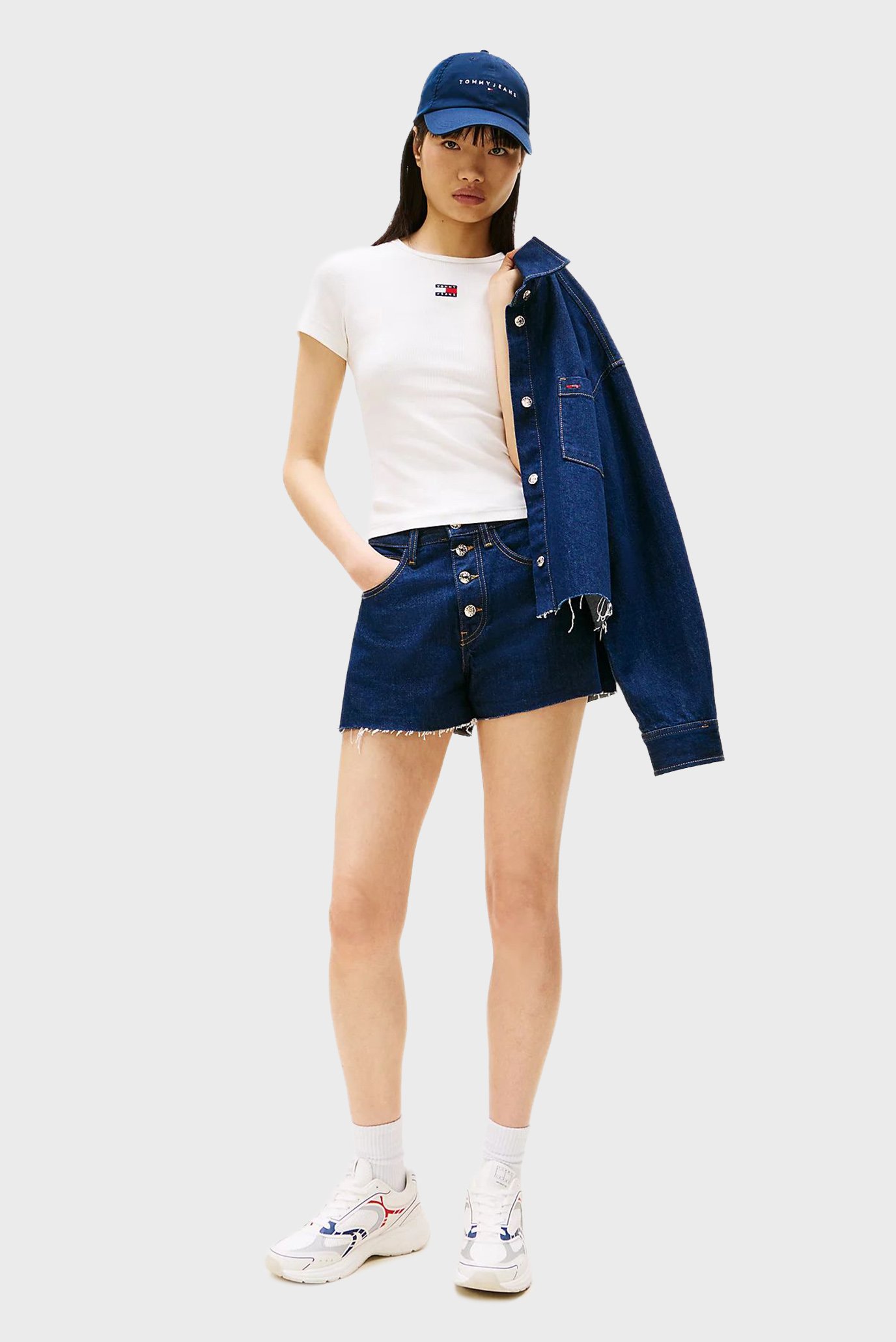 Футболка/TJW SLIM BADGE RIB TEE 4