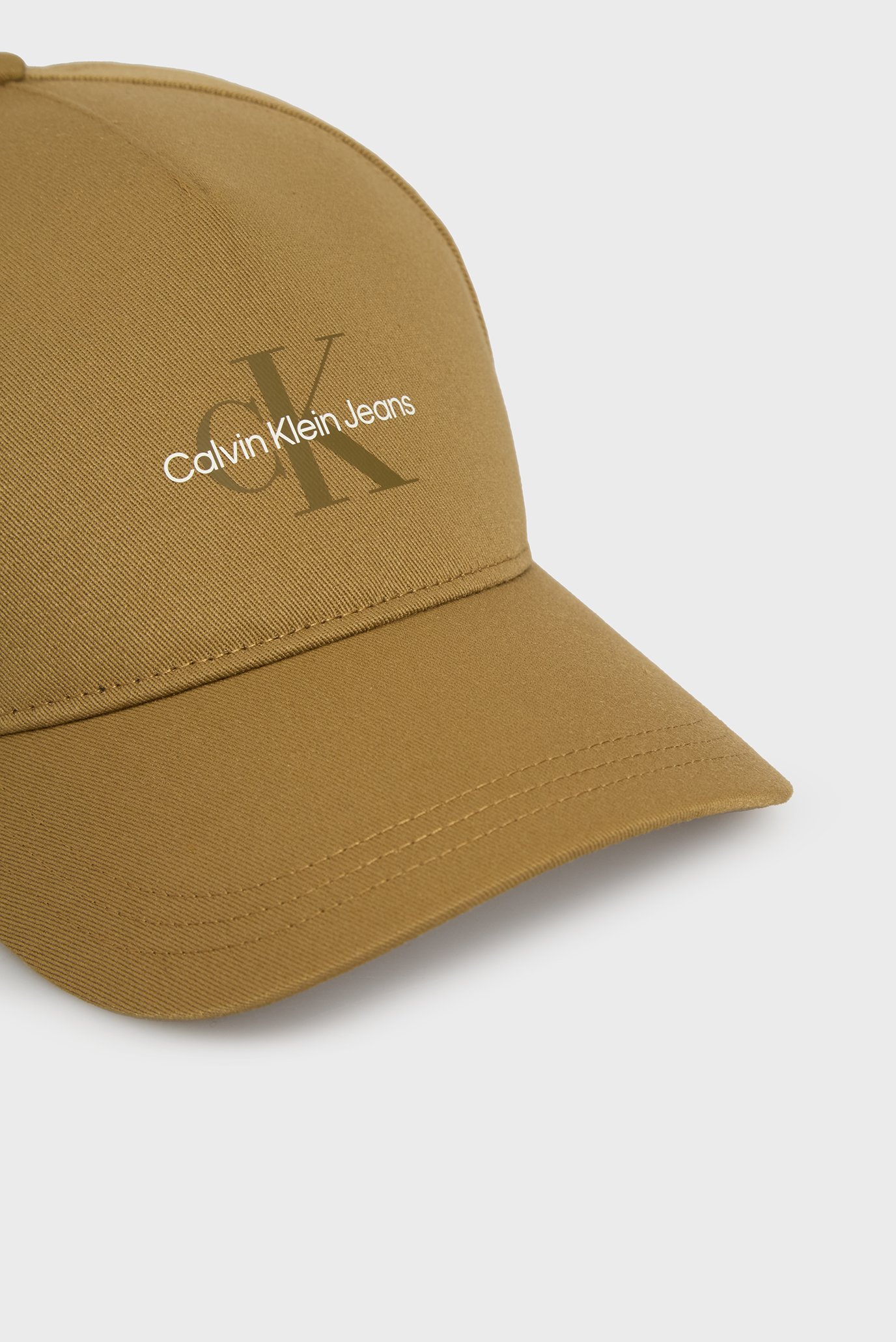 Мужская оливковая кепка MONO LOGO 3