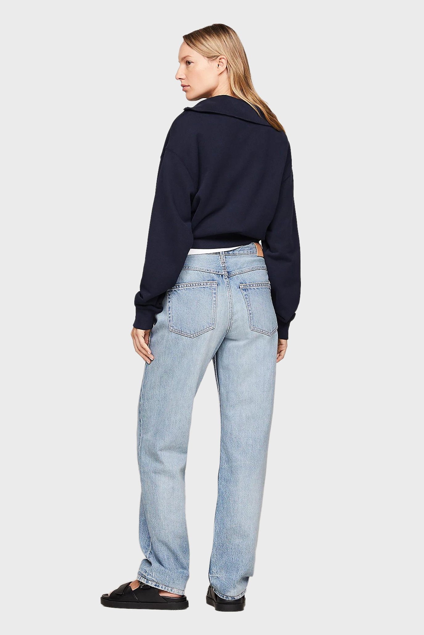 Женские голубые джинсы CLASSIC STRAIGHT RW ASH WRNTommy Hilfiger Женские голубые джинсы CLASSIC STRAIGHT RW ASH WRN 3