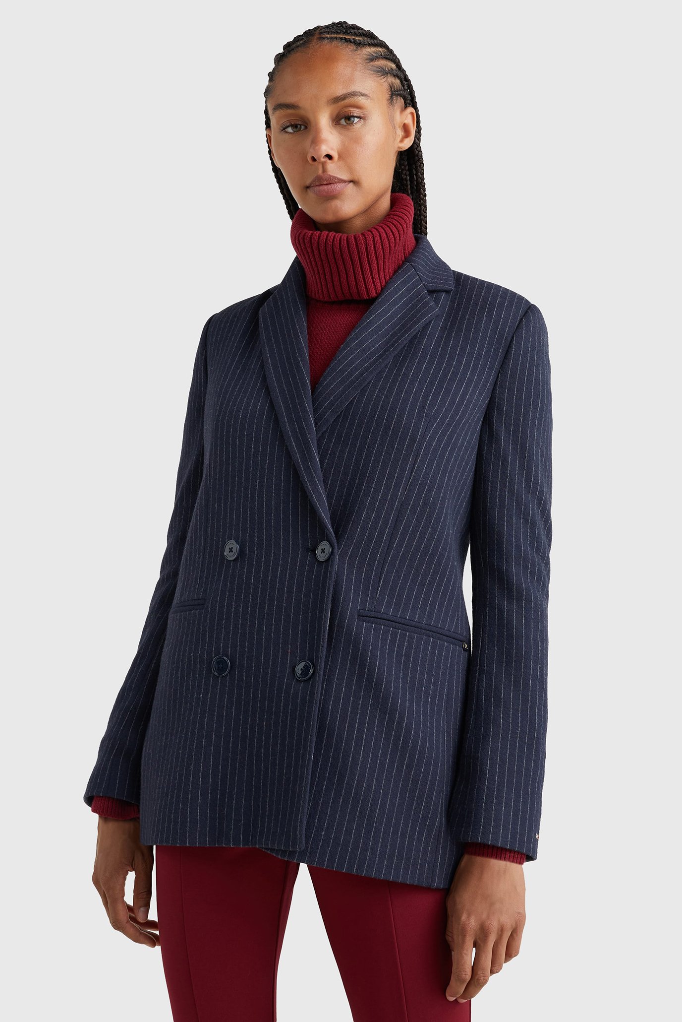 Пиджак JERSEY PINSTRIPE DB BLAZERTommy Hilfiger Пиджак JERSEY PINSTRIPE DB BLAZER 6