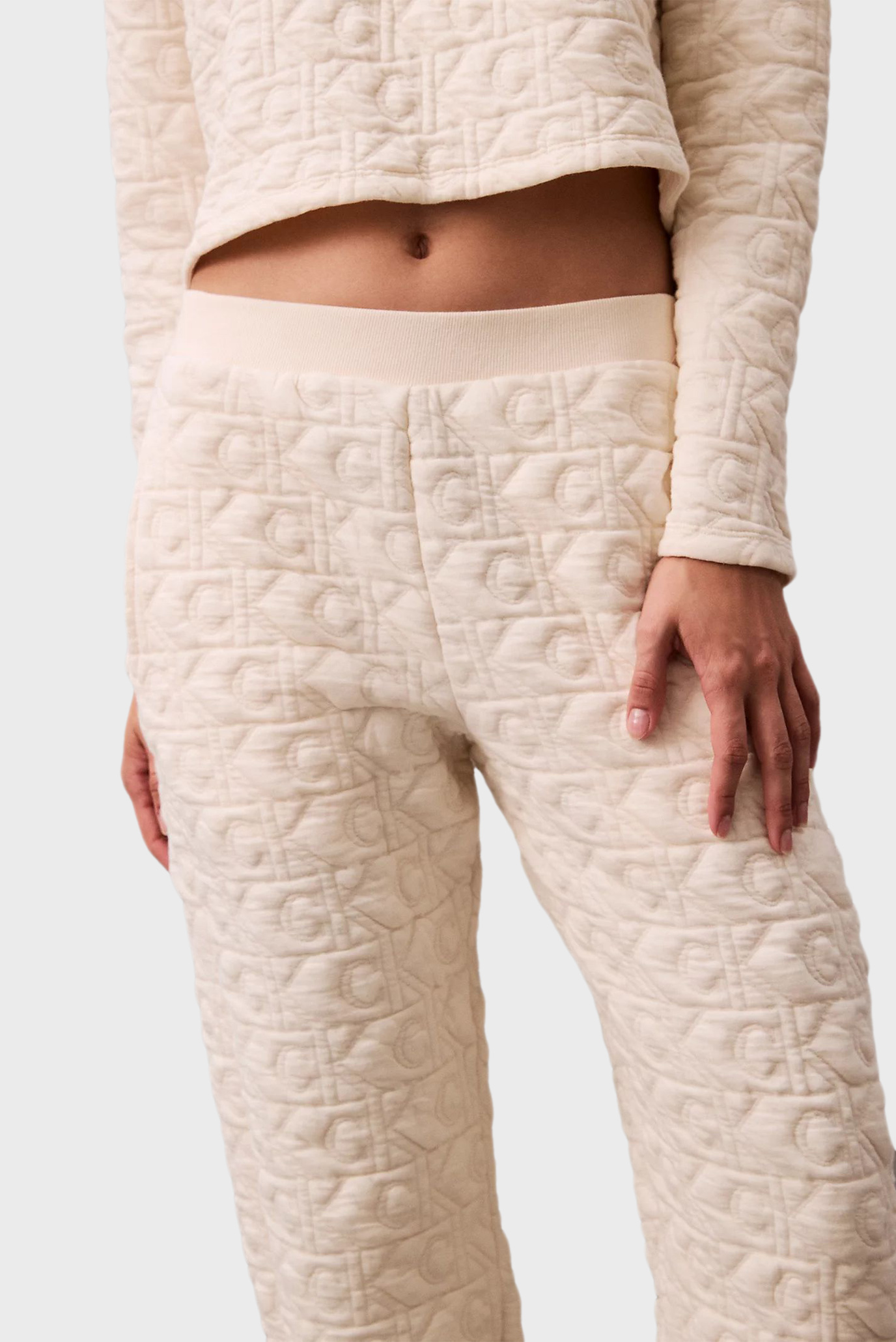 Женские белые брюки JOGGER 4