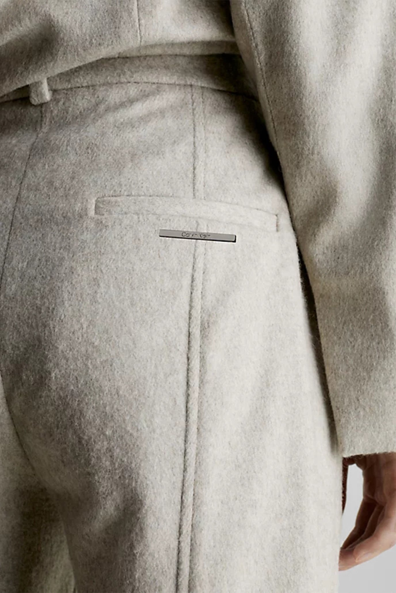 Брюки FLANNEL WOOL SLIM STRAIGHT PANTS 3