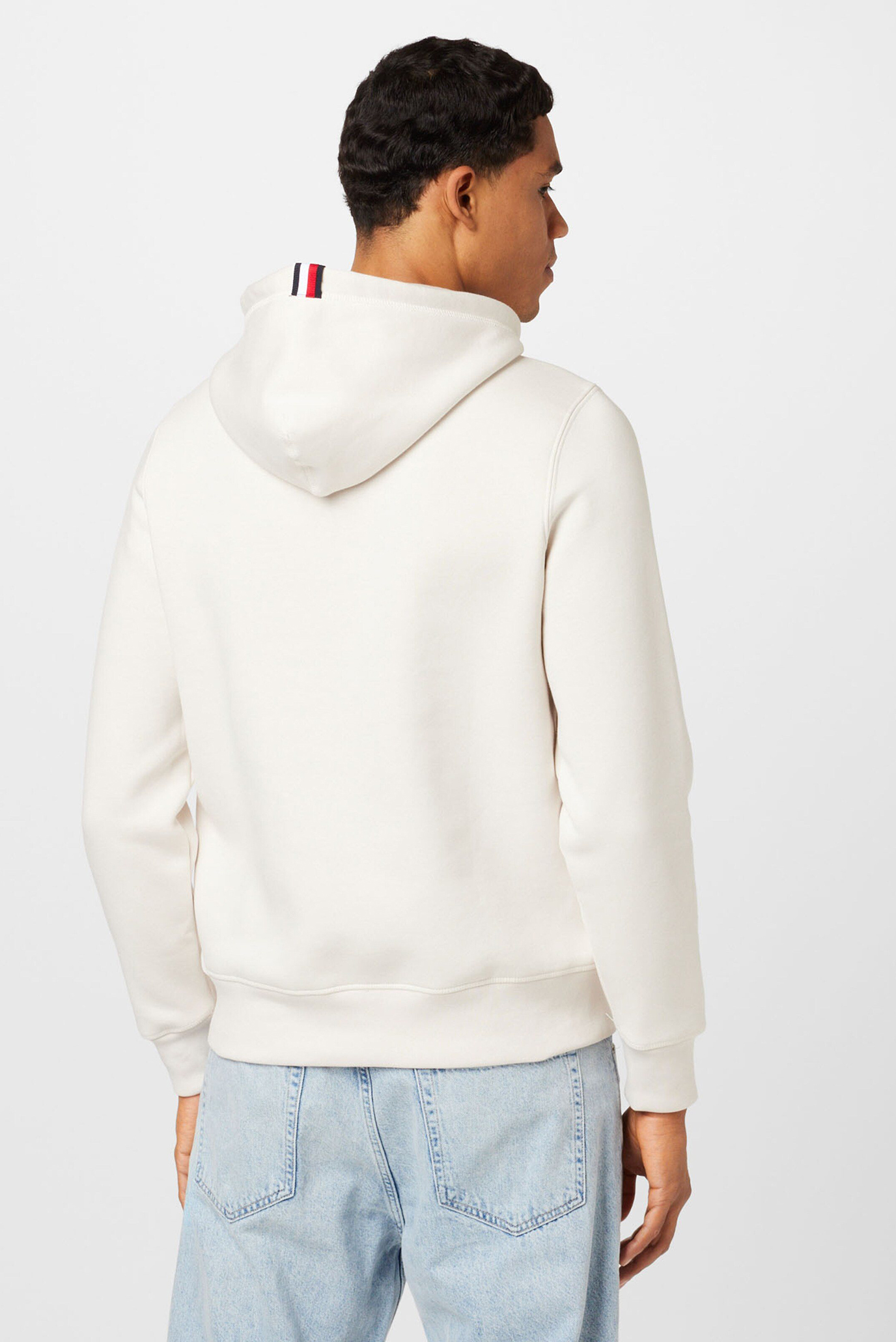 Мужское белое худи SMALL IMD HOODYTommy Hilfiger Мужское белое худи SMALL IMD HOODY 2