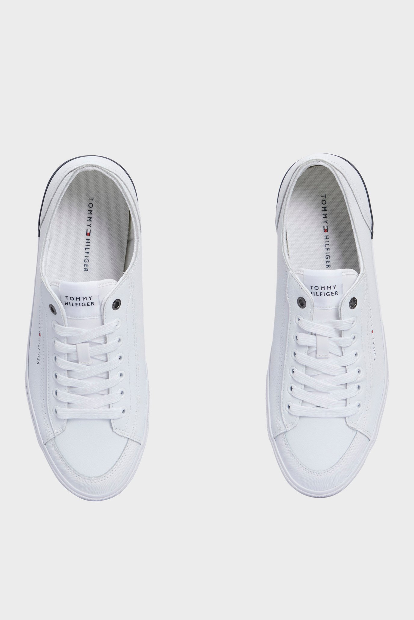 Мужские белые кожаные кеды CORPORATE VULC LEATHER 4