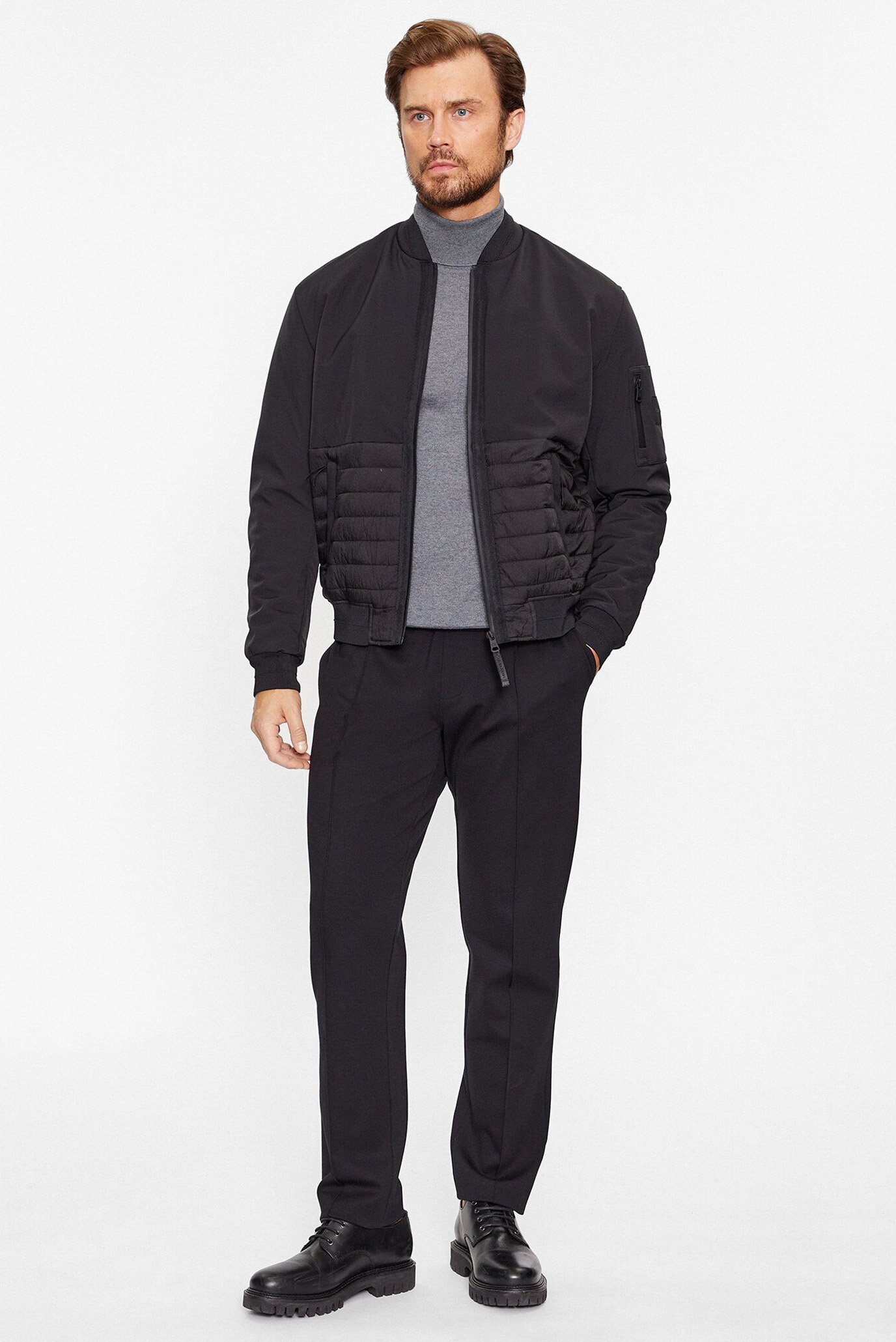 Куртка демисезонная QUILTED MIX MEDIA HERO BOMBER 2