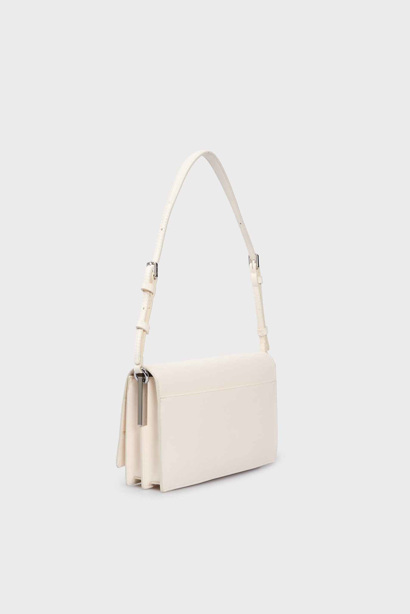 Женская белая сумка CK ELONGATED SHOULDER BAGCalvin Klein Женская белая сумка CK ELONGATED SHOULDER BAG 3