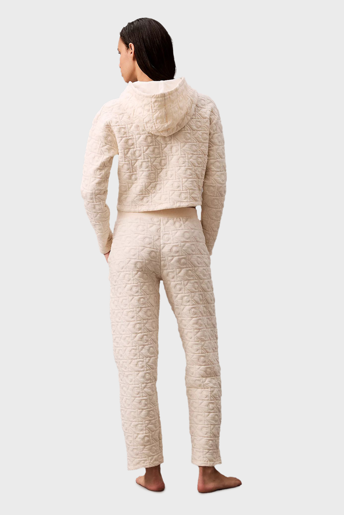 Женские белые брюки JOGGER 3